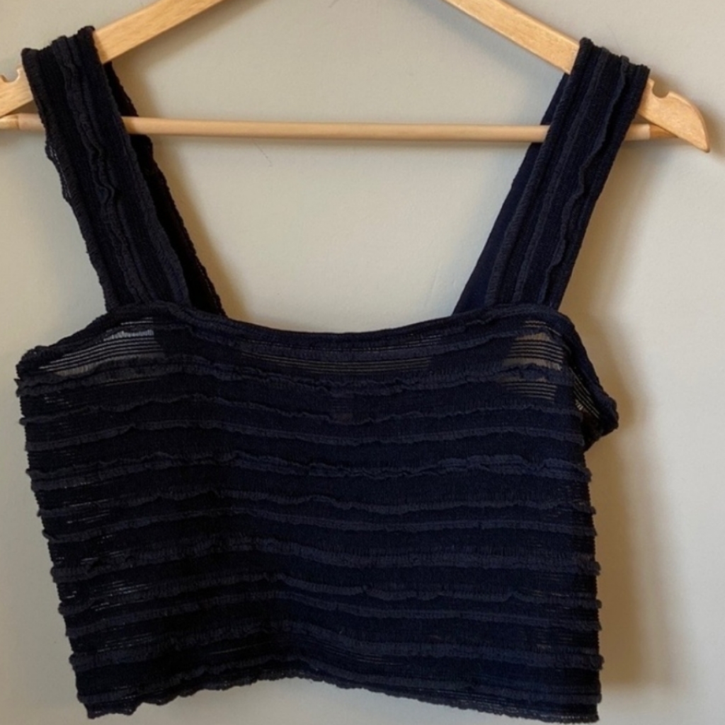 Nwot Free People Movement Black Crop Top. Small